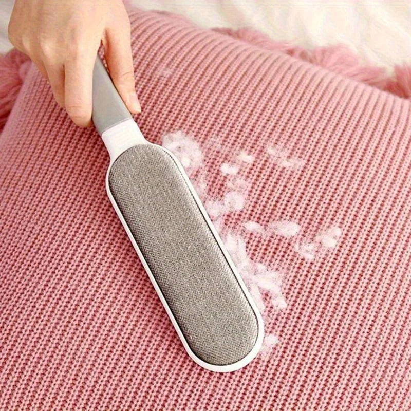 Double-Sided Pet Hair Remover, Manual Electrostatic Sticky Lint Brush, for Cat, Clothing, Sofa, Furniture, Carpet Cleaning