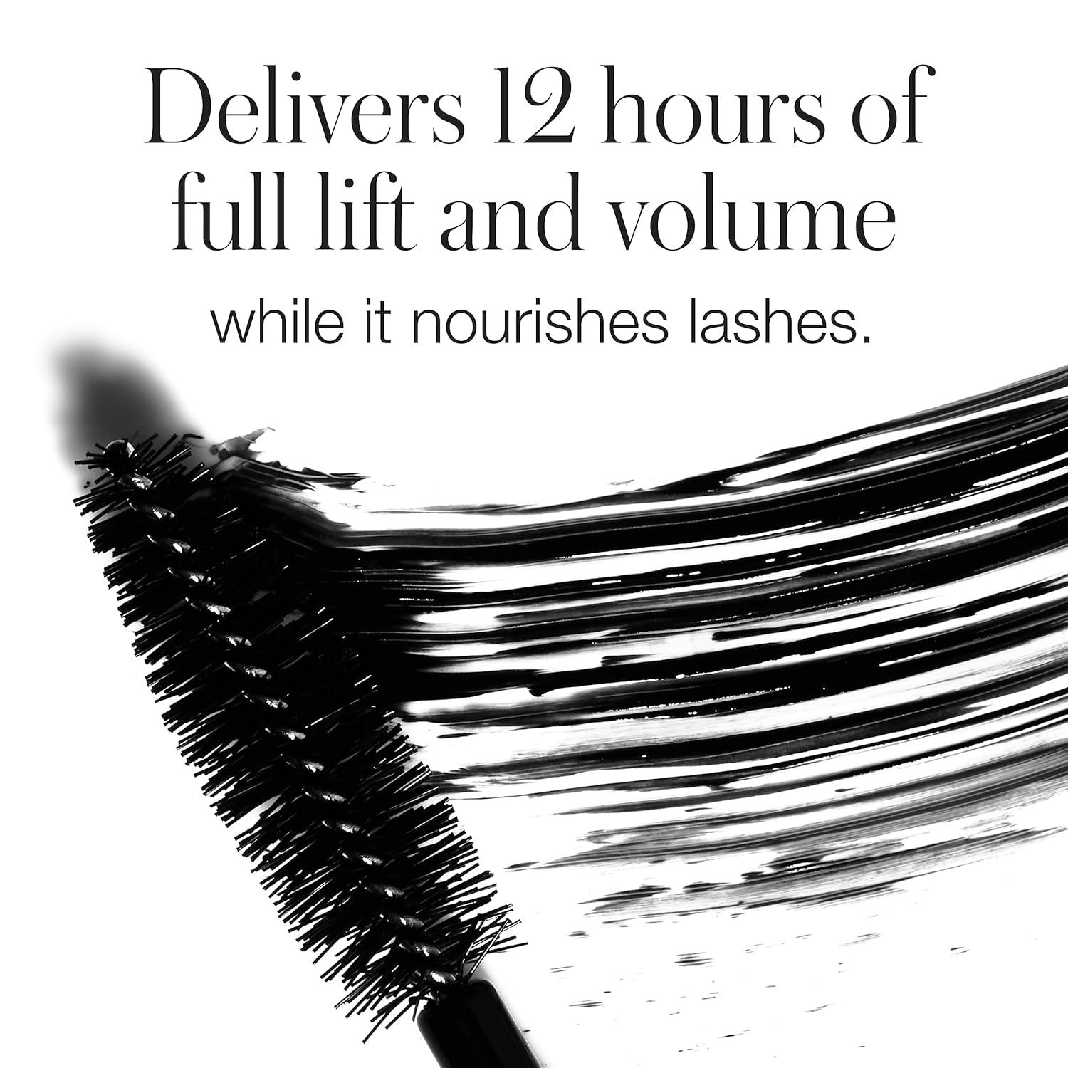 RMS Beauty Straight up Volumizing Peptide Mascara – Black, Lash-Lengthening & Thickening Formula, urishing Peptides, Waterproof, Vegan & Cruelty-Free, 8Ml