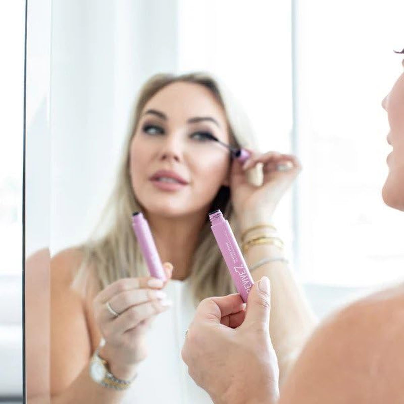 The Original Revive7 Revitalizing Lash Serum Volume Mascara - Lash Serum Smudge-Proof Formula Eye Makeup Waterproof Mascara for Length & Volume Makes Lashes Appear Longer Black Noir - 6 Ml