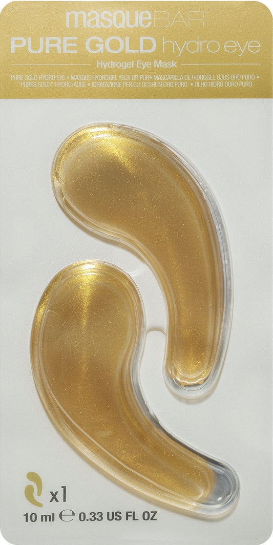 (2 Pack)  Pure Gold Hydro Gel Eye Patch, 1 Pair, Hydrating and Brightening