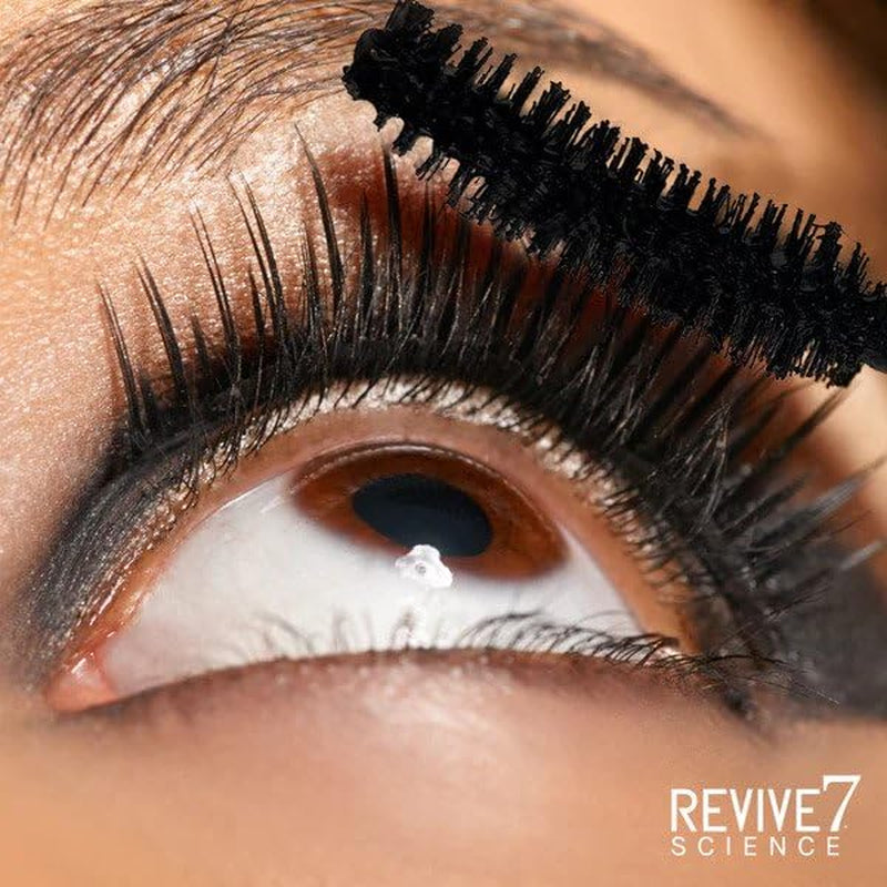 The Original Revive7 Revitalizing Lash Serum Volume Mascara - Lash Serum Smudge-Proof Formula Eye Makeup Waterproof Mascara for Length & Volume Makes Lashes Appear Longer Black Noir - 6 Ml