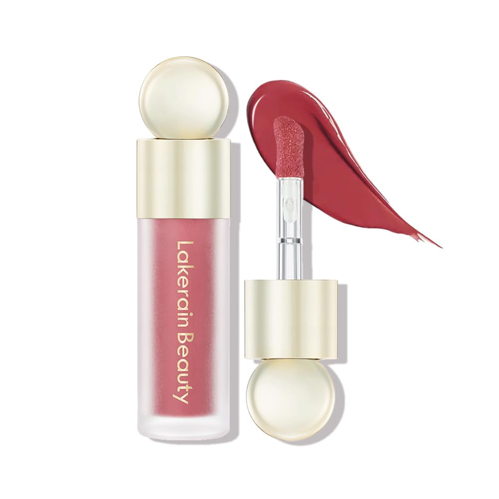 Liquid Blush for Cheeks, Soft Velvet Cream Blush Face Blush Makeup, Pink Blush Red Blush Skin Tint, Natural-Looking Makeup Blush Stick, Waterproof Dewy Cheek Tint, Lightweight Blush Makeup (5#)