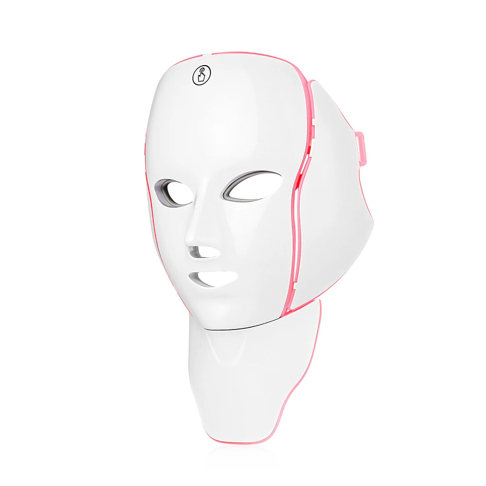 Face Neck Beauty Mask 7 Colors Light LED Mask Photon Red Light Facial Skin Care Repair Skin Anti Aging Wrinkle Skin Tightening
