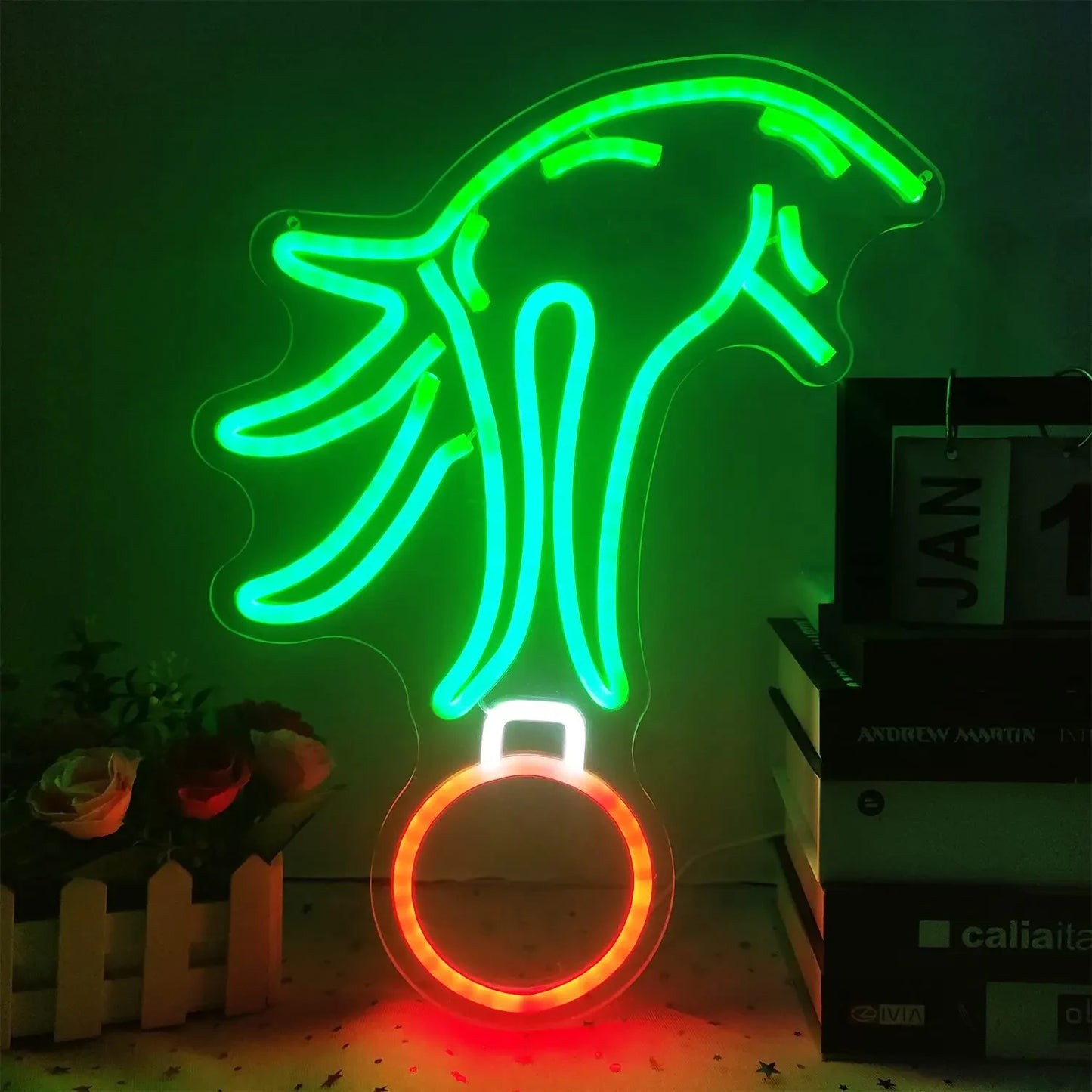 Christmas Neon Signs LED Neon Lights A Great Gift for Children for Wall Decor Bedroom Livingroom Christmas Party Decorations