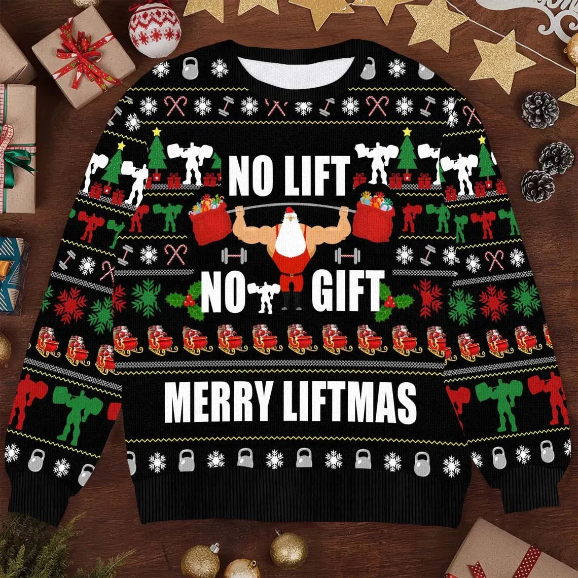 2026 Casual Ugly Sweater Party Christmas Gift Santa Claus Graphic Pullover Men's 3d Printing Funny Sweatshirts Autumn Hoodies