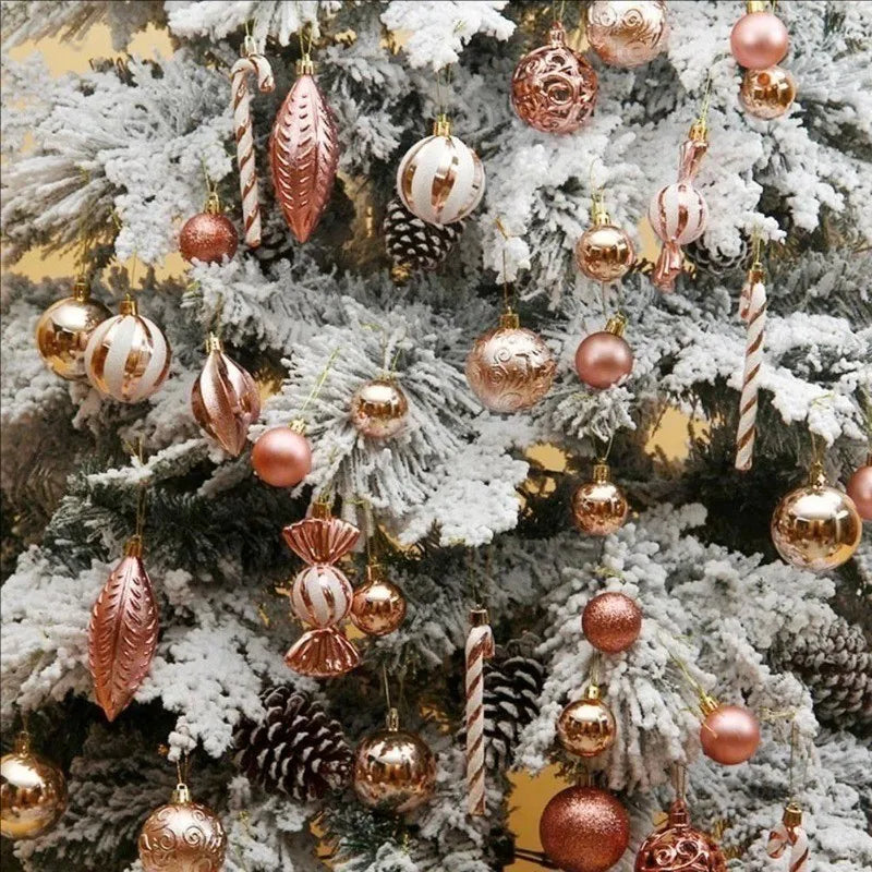 20/29pcs Christmas Ball Decoration Hanging Christmas Tree Pendant Ornaments For Home Room Decor New Year 2026 Gifts Accessories
