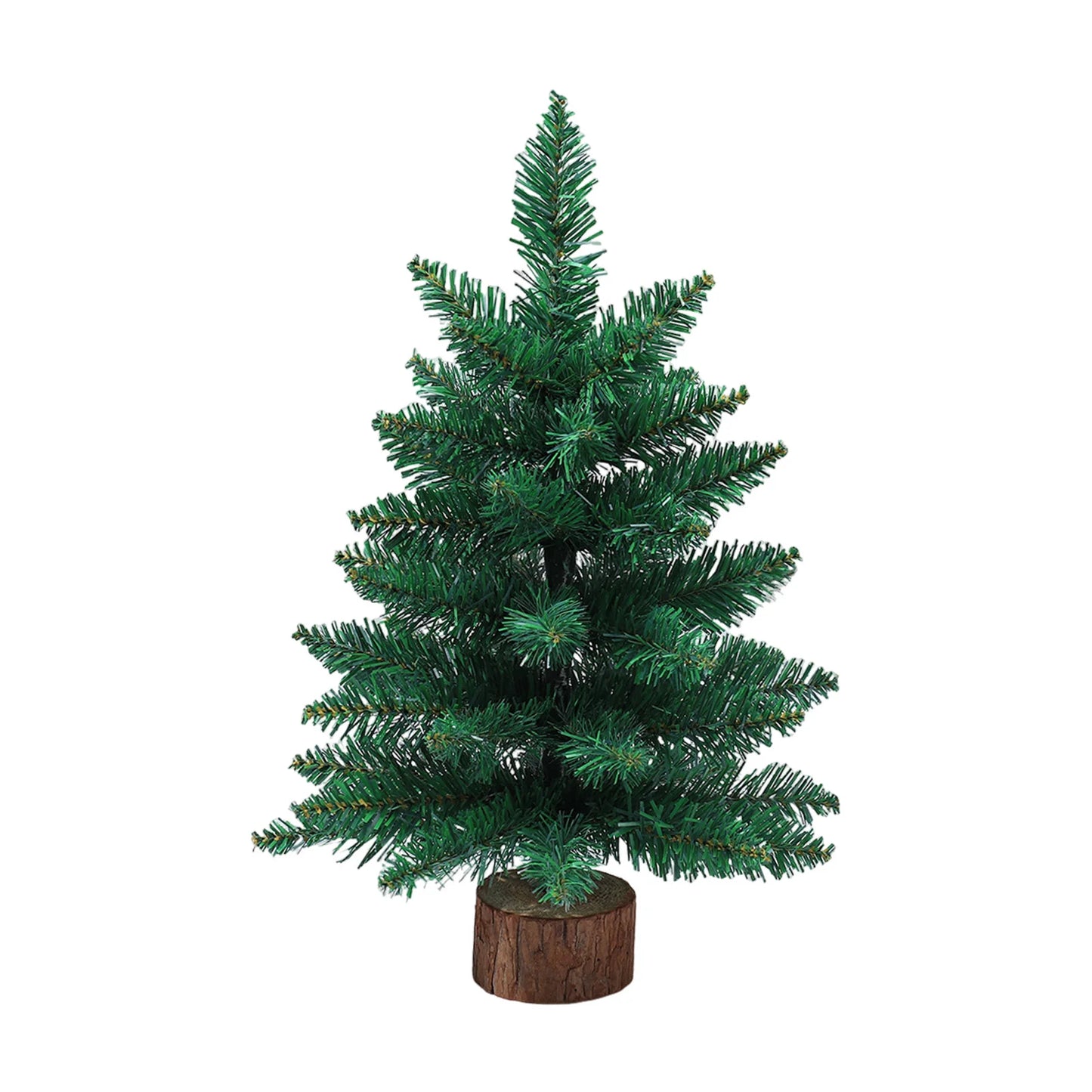 45cm/60cm Christmas Tree Ornament Artificial Simulated Green Plastic Xmas Tree DIY Plant Ornament Xmas Party Decorations 2025