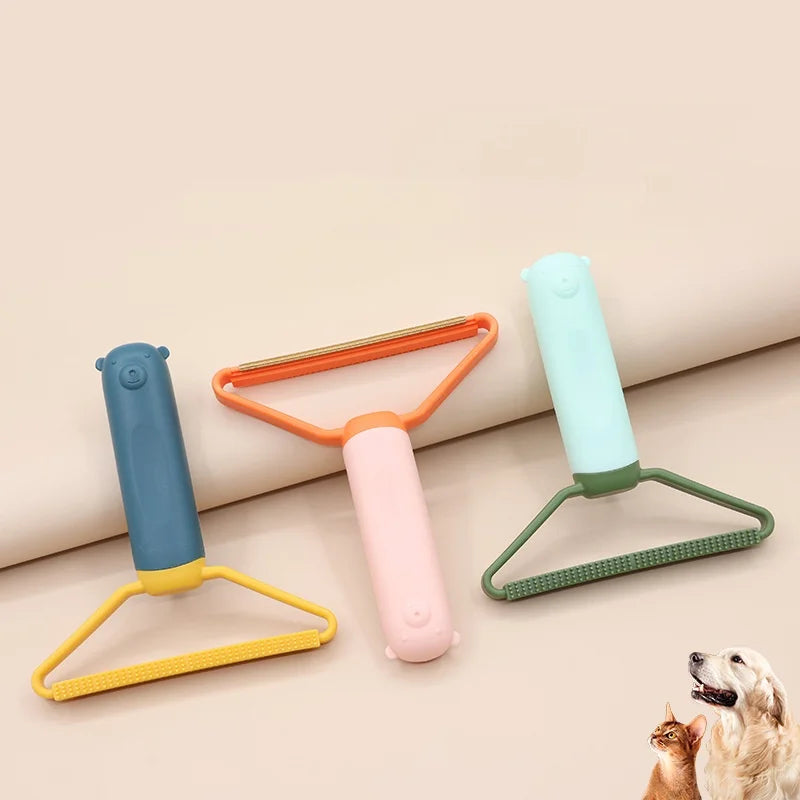 Pet Hair Remover Cat Hair Remover Double-sided Sofa Clothes Shaver Lint Rollers for Cleaning Cat Comb Brush Removal Mitts Brush