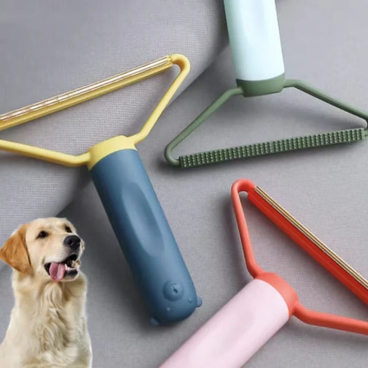 Pet Hair Remover Cat Hair Remover Double-sided Sofa Clothes Shaver Lint Rollers for Cleaning Cat Comb Brush Removal Mitts Brush