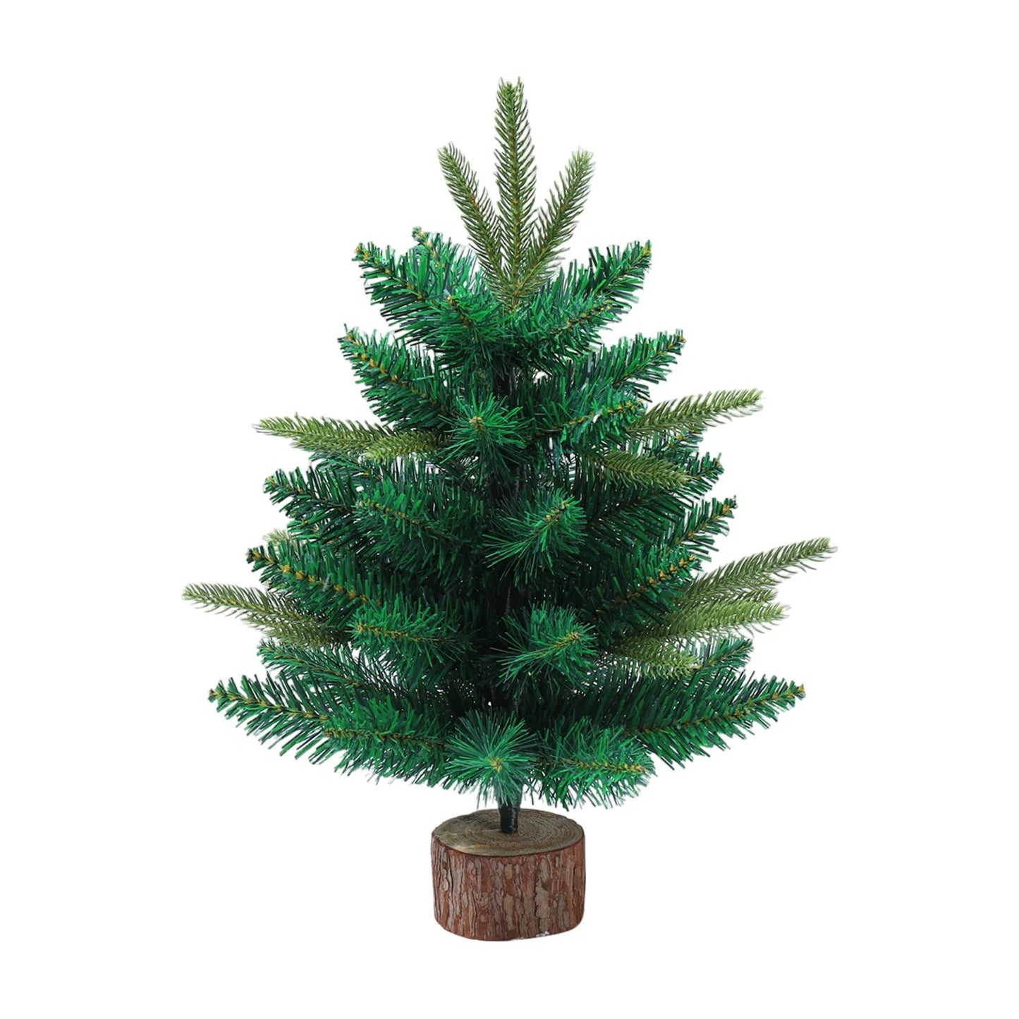 45cm/60cm Christmas Tree Ornament Artificial Simulated Green Plastic Xmas Tree DIY Plant Ornament Xmas Party Decorations 2025