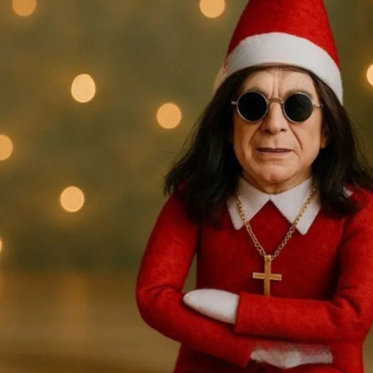 New Ozzy Christmas Elf Doll Christmas Trees Decoration Ornaments Music Godfather Classic Sitting Posture Noel Elf Plush Toys