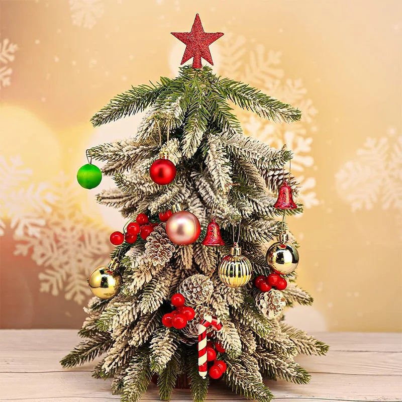 3Pcs/Pack Glitter Star Christmas Tree Decoration Merry Christmas Decor Home Navidad Ornament Five-pointed Star Decoration