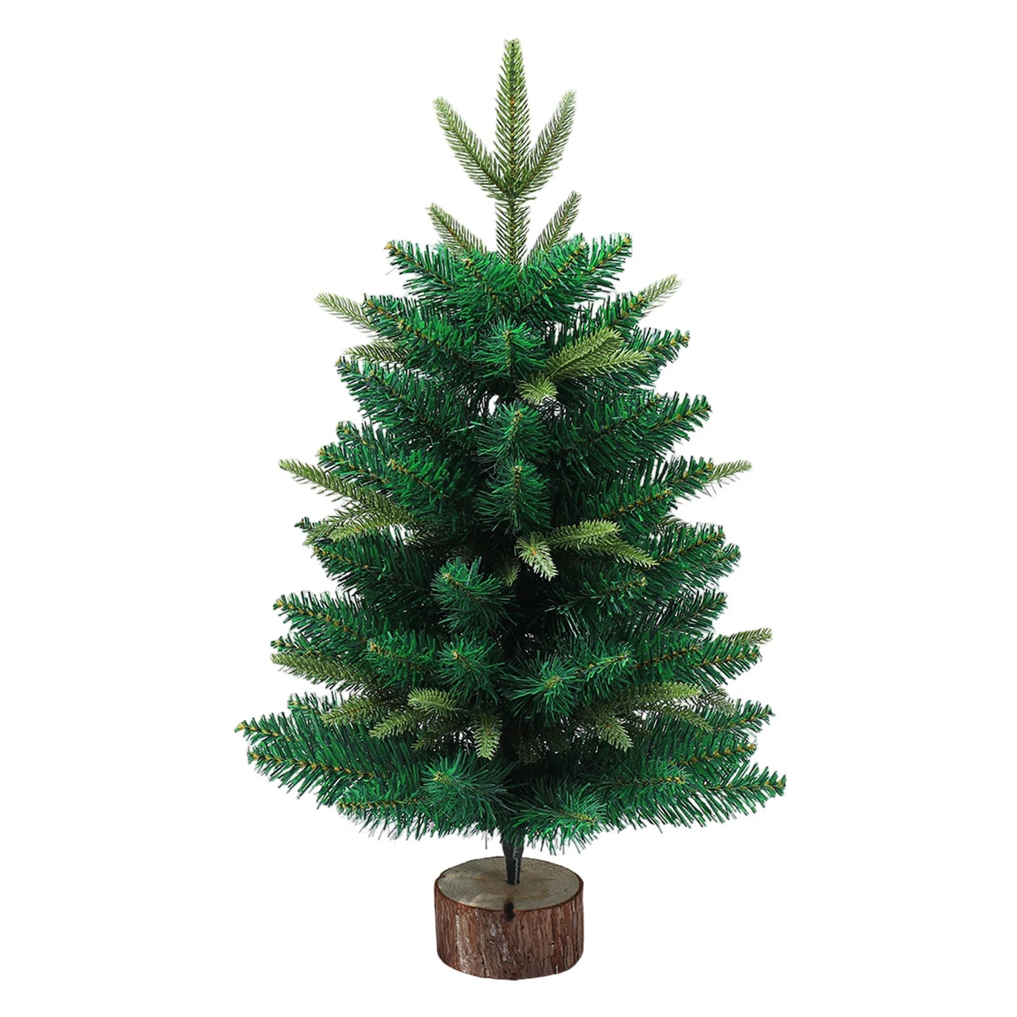 45cm/60cm Christmas Tree Ornament Artificial Simulated Green Plastic Xmas Tree DIY Plant Ornament Xmas Party Decorations 2025