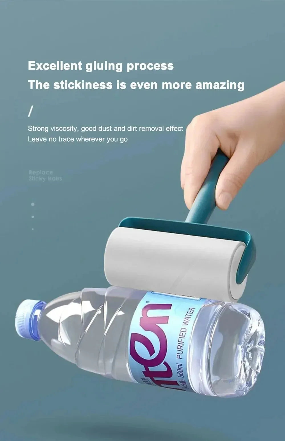1pc Household Cleaning Tool Pet Hair Remover Clothes Cleaning Brush New Tearable Roll Paper Sticky Roller Brush Plush Razor