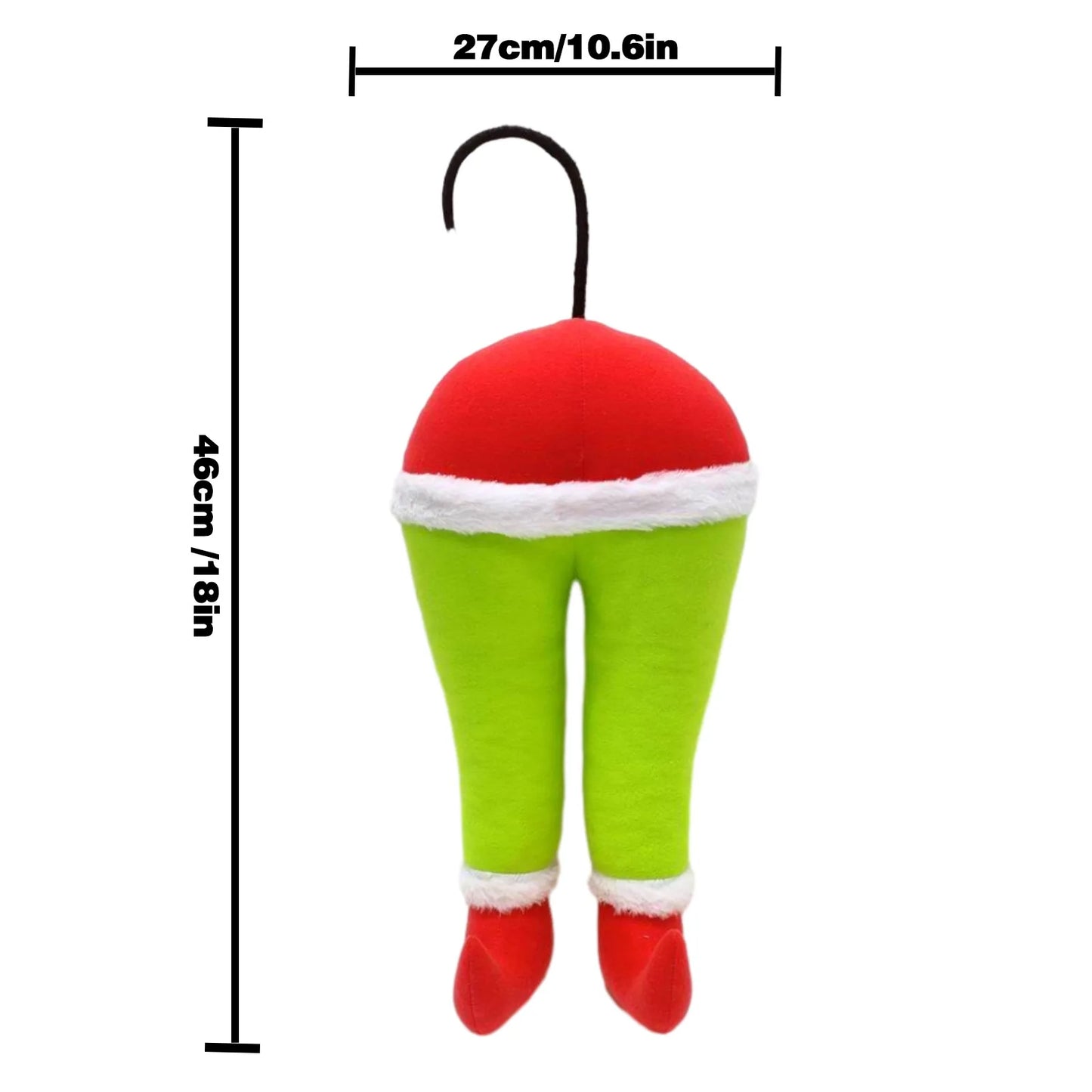 Santa Claus Elf Leg Greenwich Green Artificial Legs Christmas Tree Fun Decoration Christmas Day Party Home Atmosphere Decoration