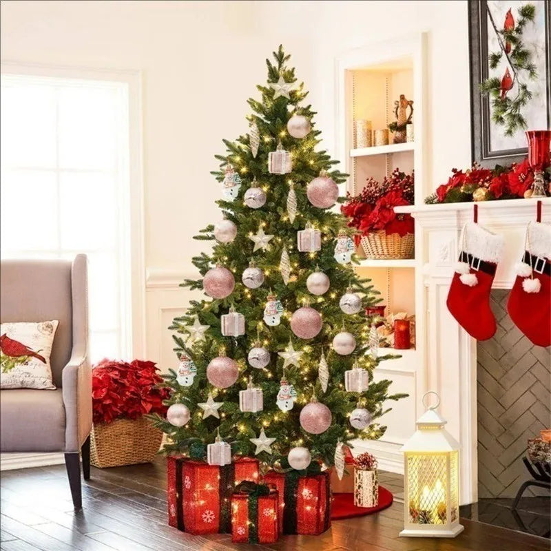 20/29pcs Christmas Ball Decoration Hanging Christmas Tree Pendant Ornaments For Home Room Decor New Year 2026 Gifts Accessories