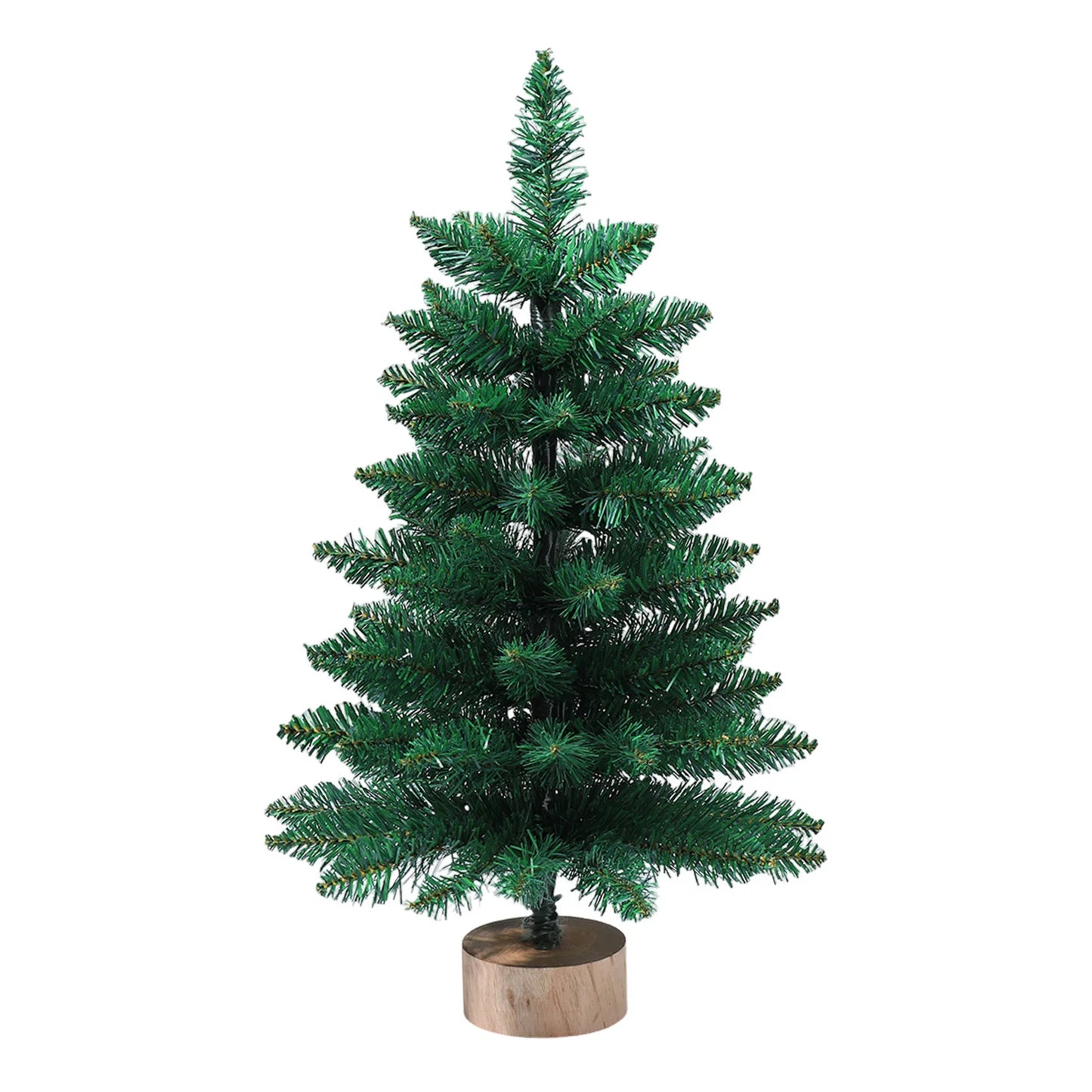 45cm/60cm Christmas Tree Ornament Artificial Simulated Green Plastic Xmas Tree DIY Plant Ornament Xmas Party Decorations 2025