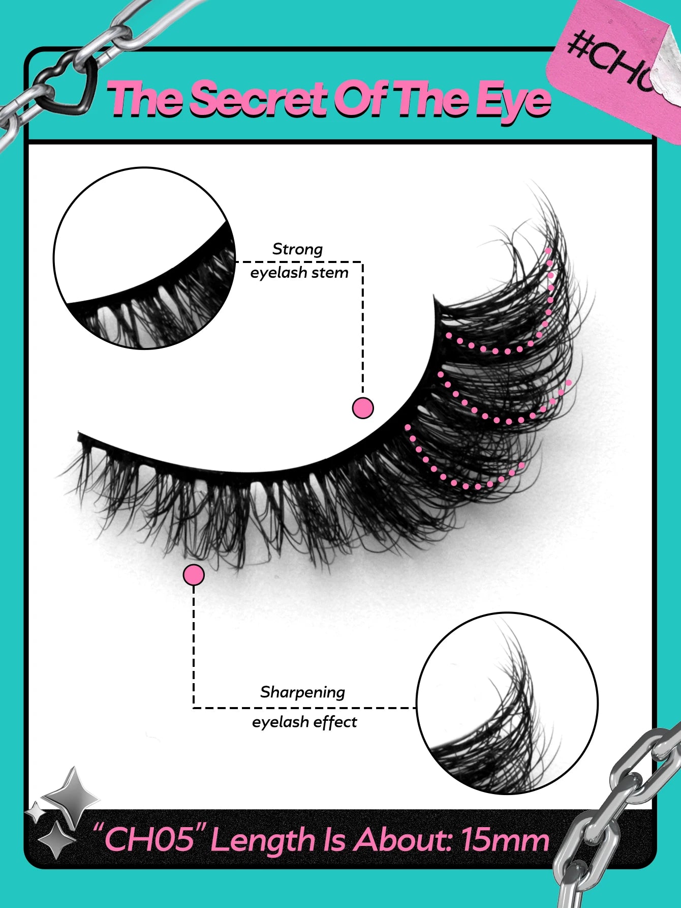 5 Pairs False Eyelashes Cat Eye Lashes Manga Lashes Faux Mink Eyelashes Natural Long Winged End Eye Elongated Eyelashes Faux Cil