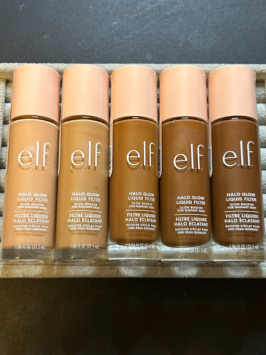 E.L.F. Halo Glow Liquid Filter, Glow Booster for Radiant Skin, 1.06 Fl. Oz.